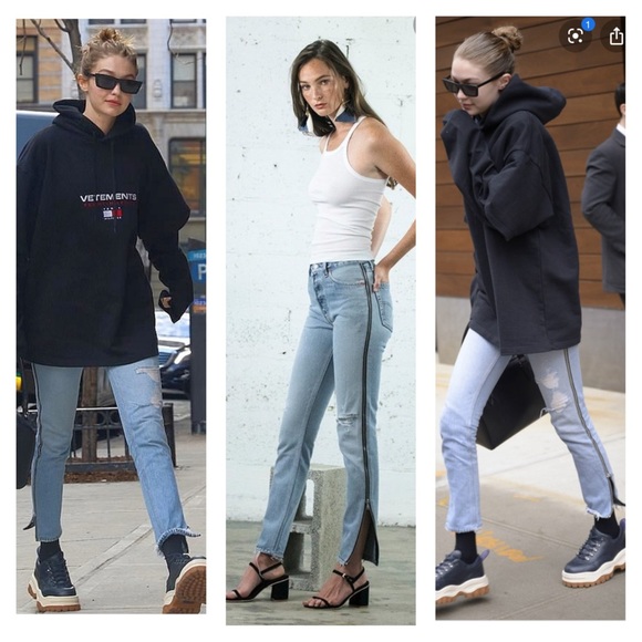 —Sold on Depop— Re/Done Levi’s HRAC Side Zip 24 - Picture 8 of 8